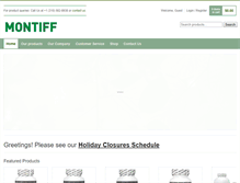 Tablet Screenshot of montiff.com